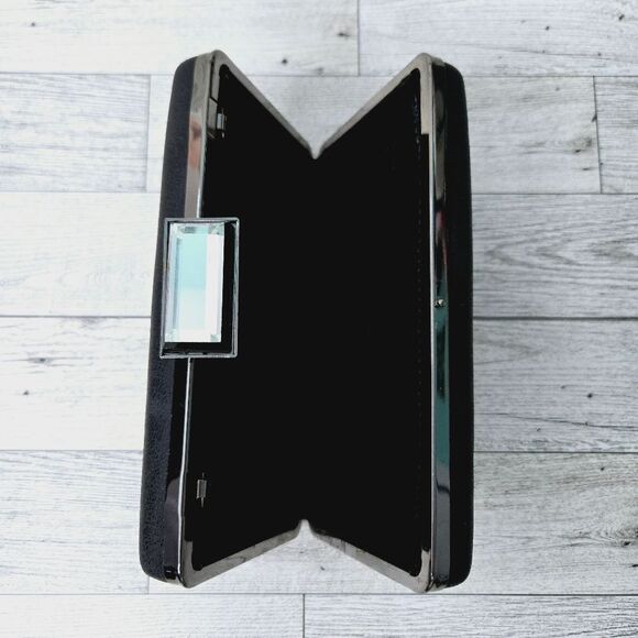 MMS Design Studio Hard Side Clam Shell Clutch Evening Special Occasion Bag - Picture 8 of 16